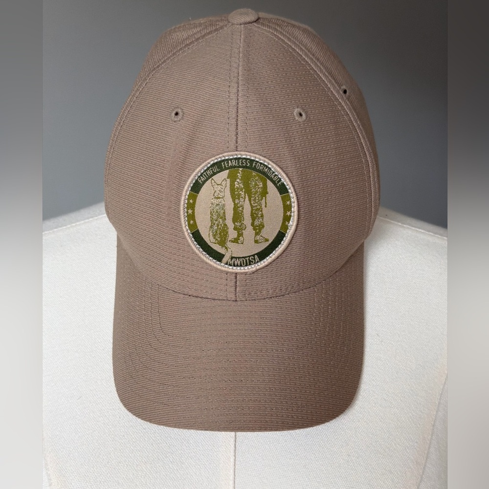 FLEXFIT Embroidered Cap - Dog & Human Back View - Faithful Fearless Formidable